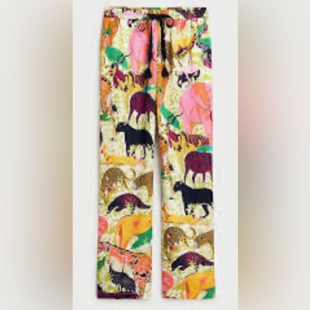 J.Crew Drapey Wide-leg Pant In Ratti® Safari Print Pant
00